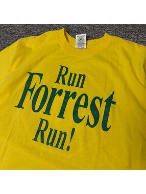 Jerzees Run Forrest Run Cross Country 2008 Tee Medium Yellow